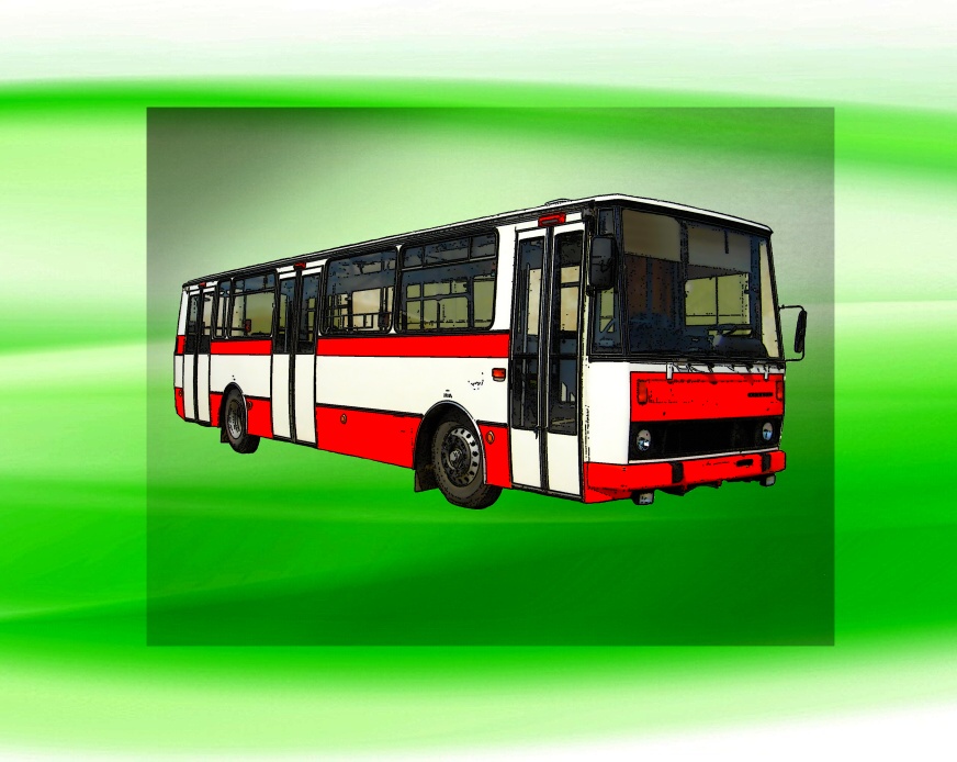 autobus Karosa B732 DTF nažehlovačka 9x5 cm
