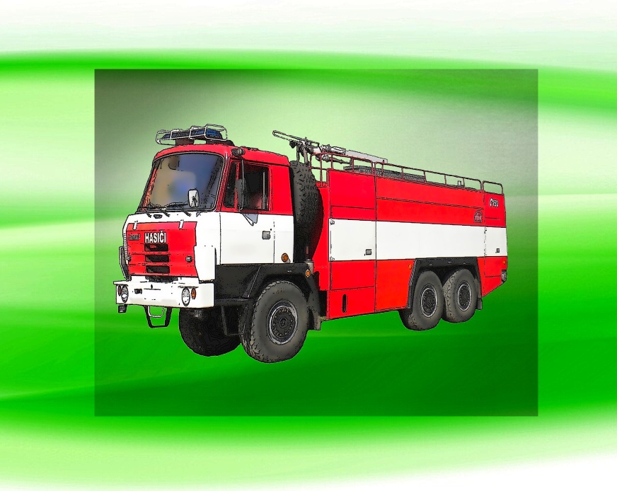 nažehlovačka 7x4 cm HASIČSKÉ auto České výroby CAS 32