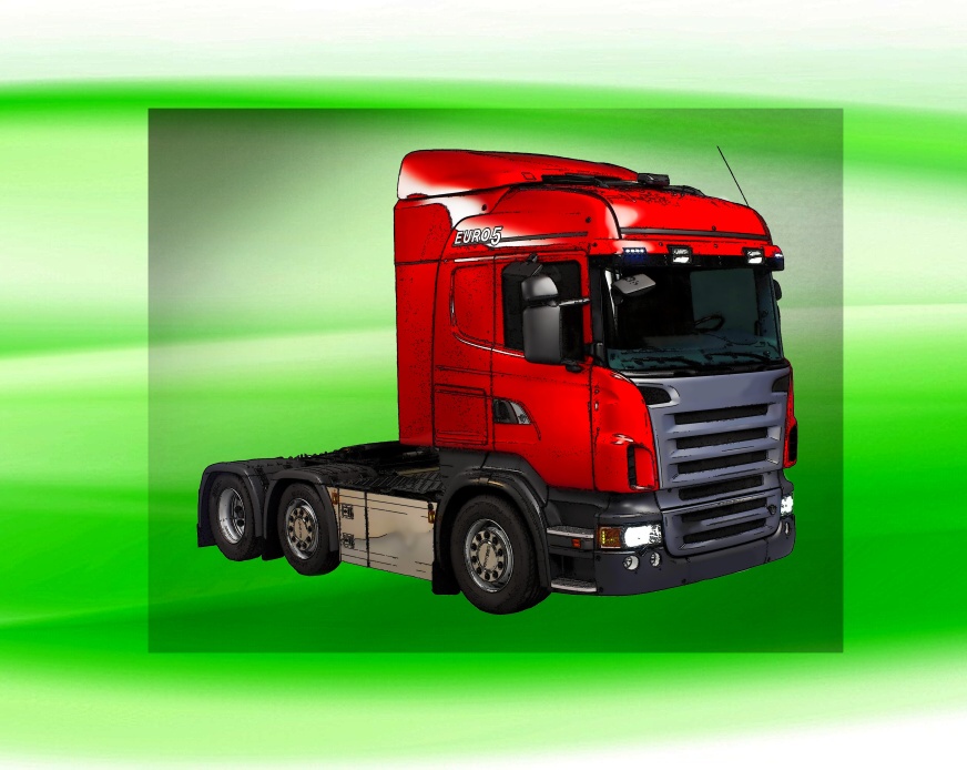 SCANIA RED nažehlovačka 7x6 cm