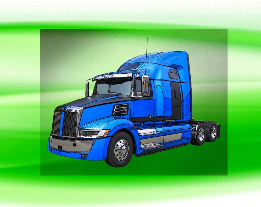 WESTERN STAR 5700XE nažehlovačka 8x5 cm