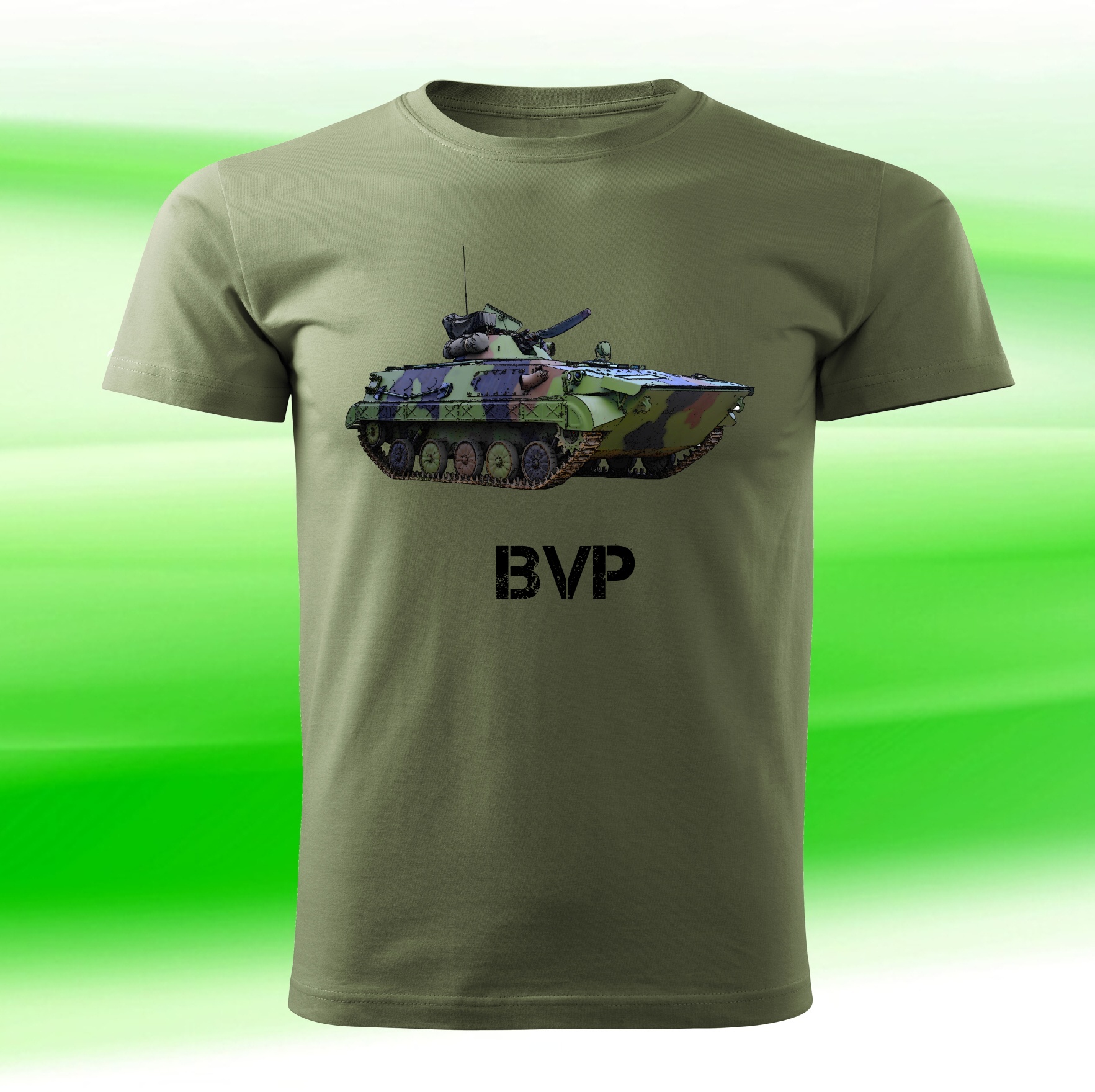 vojenské tričko BVP khaki
