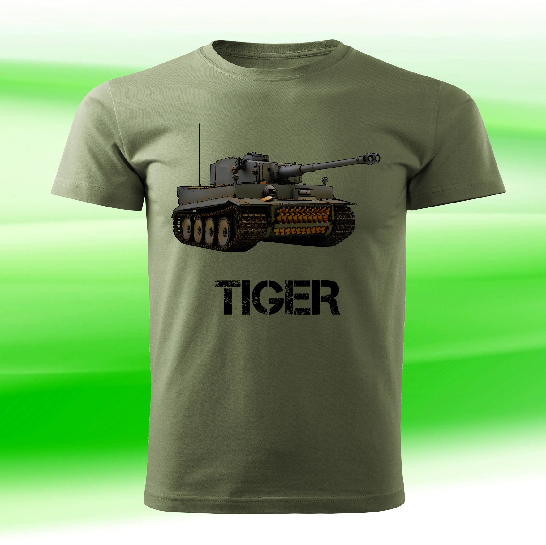 vojenské tričko tank TIGER khaki