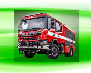 SCANIA DTF nažehlovačka 24x19 cm