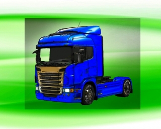 SCANIA nažehlovačka 10x8 cm