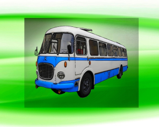 autobus ŠKODA RTO 706 DTF nažehlovačka 7x5 cm