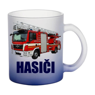 Skleněný hrnek MAN žebřík