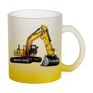 Skleněný hrnek bagr JCB JS 290
