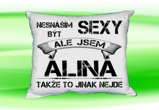 Polštář se jménem ALINA