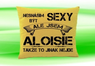 Polštář se jménem ALOISIE