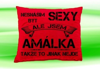 Polštář se jménem AMÁLKA