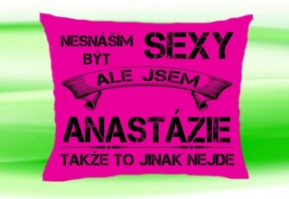 Polštář se jménem ANASTÁZIE