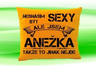 Polštář se jménem ANEŽKA
