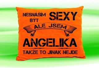 Polštář se jménem ANGELIKA