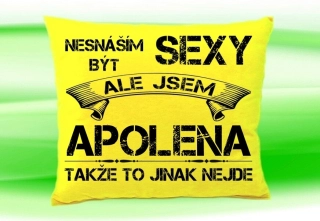 Polštář se jménem APOLENA