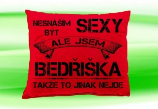 Polštář se jménem BEDŘIŠKA