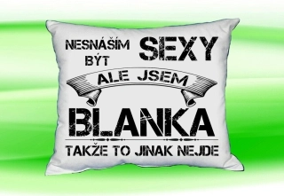 Polštář se jménem BLANKA