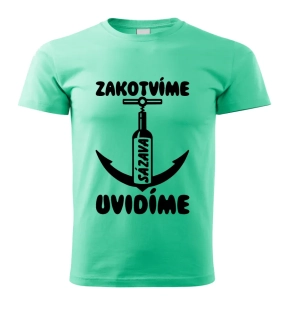Vodácké tričko Zakotvíme uvidíme Sázava