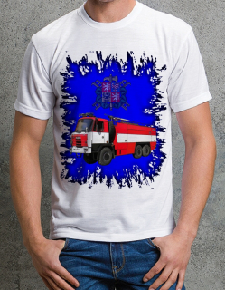 tričko hasičské auto České výroby 815 6x6 I