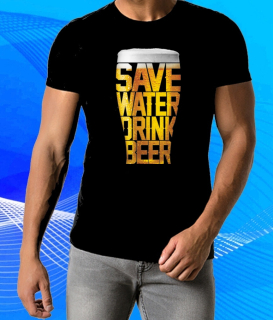 tričko s pivem Šetři vodu pij pivo