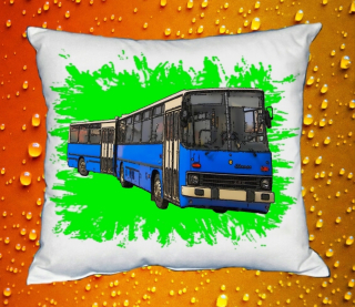 Moon River IKARUS 280 zelený polštářek s autobusem 30x40 cm