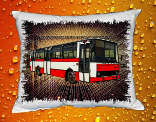 Moon River KAROSA B732 II polštářek s autobusem 30x40 cm