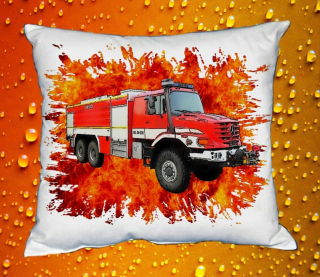 Moon River Mercedes-Benz ZETROS polštář s hasičským autem HASIČI velikost 30x40 cm
