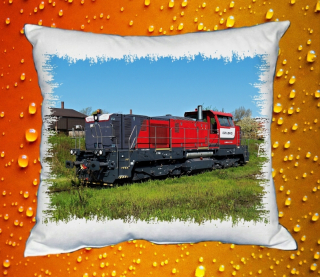 Polštář s lokomotivou vlakem 741 716-5