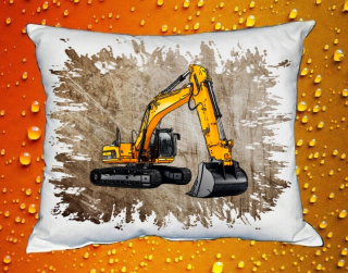 Moon River JCB JS290 polštářek hnědý
