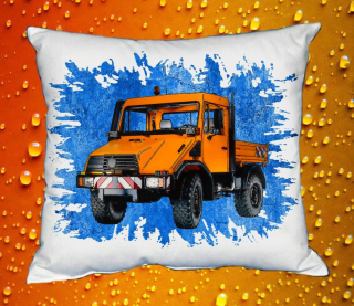 Moon River Mercedes Unimog U20 polštářek modrý