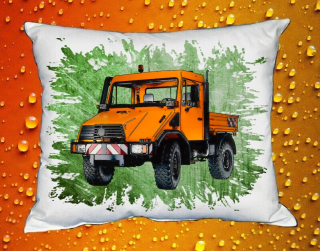 Moon River Mercedes Unimog U20 polštářek zelený
