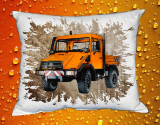 Moon River Mercedes Unimog U20 polštářek hnědý