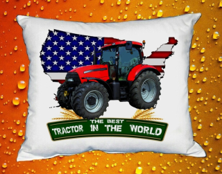 Moon River Case IH Puma 140 II polštář s traktorem 30x40 cm