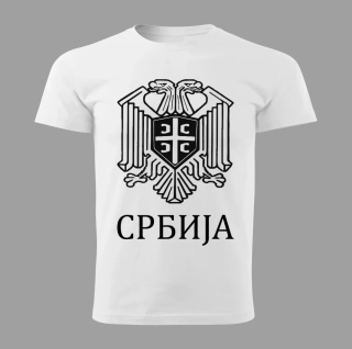 tričko s vlajkou SRBSKA