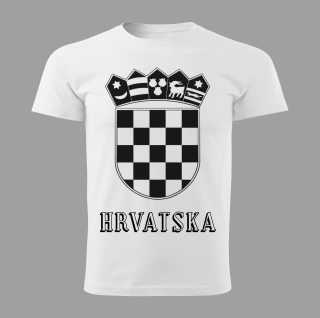 tričko s vlajkou CHORVATSKA