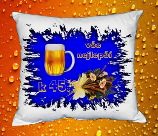 Polštář narozeniny MUŽI 45 let