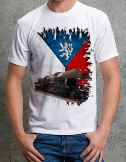 tričko s lokomotivou 555 053