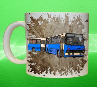 Moon River IKARUS 280 hrnek s autobusem hnědý obsah 75 ml