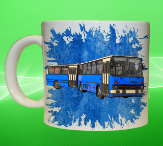 Moon River IKARUS 280 hrnek s autobusem modrý obsah 75 ml