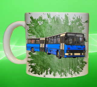 Moon River IKARUS 280 hrnek s autobusem zelený obsah 75 ml