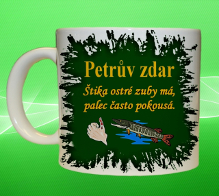 hrnek pro rybáře Petrův Zdar štika II