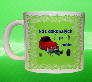 hrnek automechanik Nás dokonalých je málo 75 ml