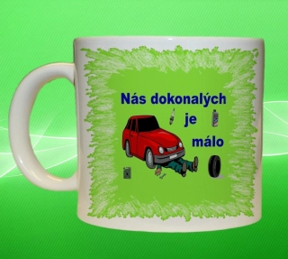 hrnek automechanik Nás dokonalých je málo 150 ml