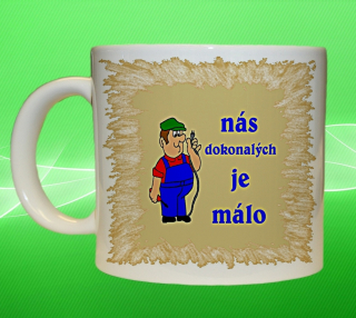 elektrikář hrnek Nás dokonalých je málo 75 ml
