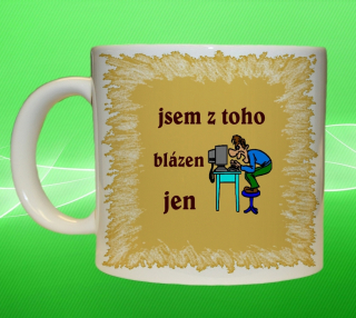 hrnek počítač IT jsem z toho blázen jen 75 ml