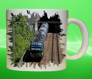 Moon River hrnek s lokomotivou 193 216 VECTRON objem 330 ml