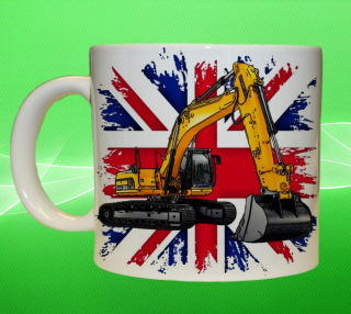 Moon River JCB JS290 hrnek s bagrem objem 330 ml