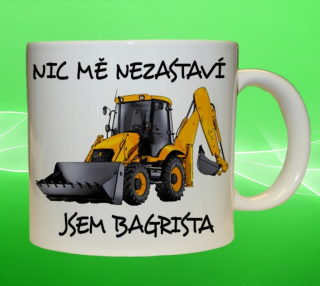 Moon River JCB 3CX hrnek jsem bagrist objem 330 ml