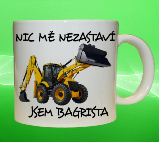 Moon River JCB 4CX hrnek jsem bagrista objem 330 ml