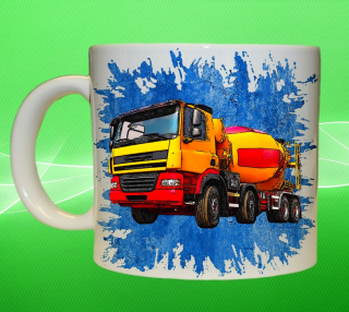 Moon River DAF CF modrý míchačka hrnek s náklaďákem