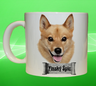 hrnek s pejskem Finský špic